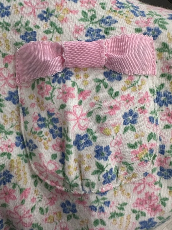 🤍 6 Mth Ralph Lauren Baby Floral & Ribbon Collared One-Piece Romper NWT - Picture 10 of 16